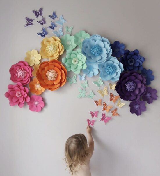 Цветочное панно на стену