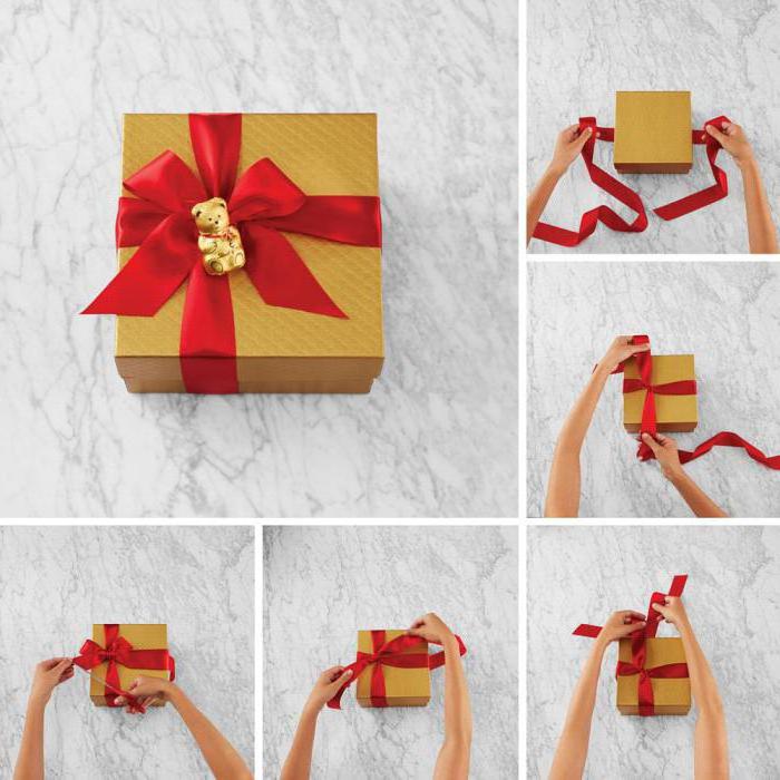 3 простых способа сделать красивый подарочный бант из ленты