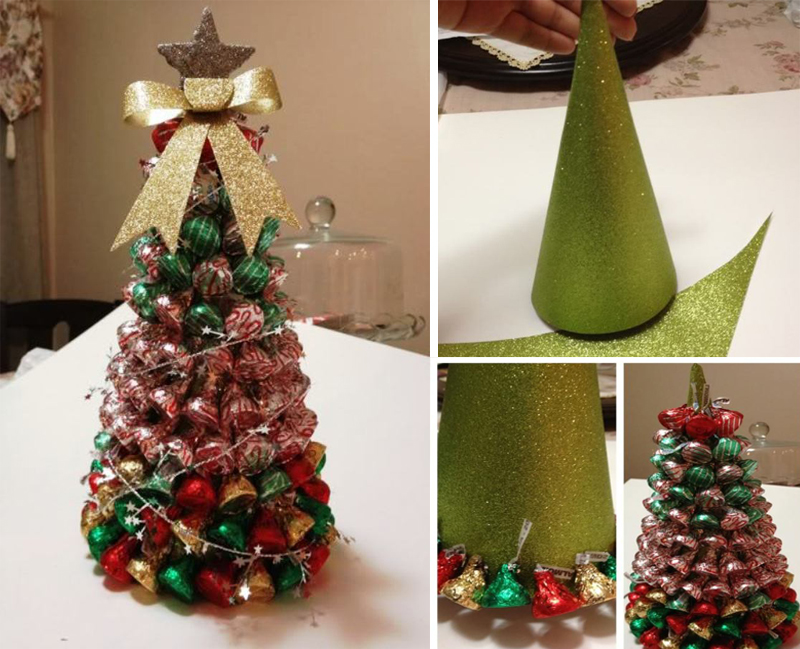 Для изготовления новогодней елки вам понадобятся: