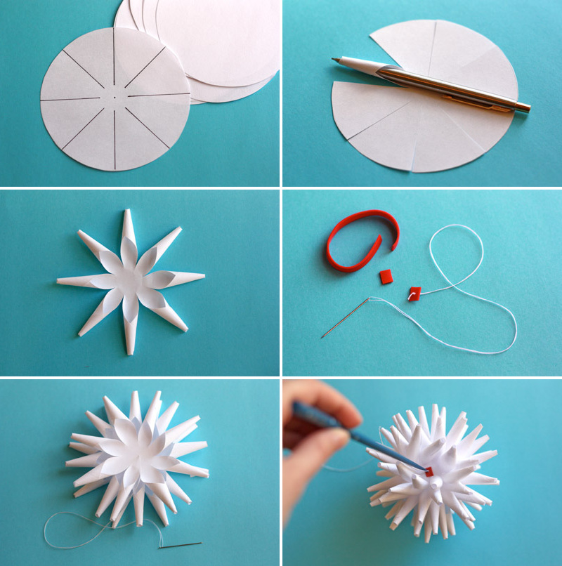 Интересные поделки из картона: 3D яблоки с сюрпризом