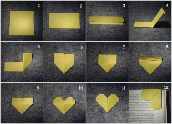 Как сделать уголок закладки для книг из бумаги своими руками