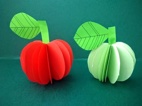Овощи и фрукты из бумаги своими руками. Мастер-класс | Креаликум